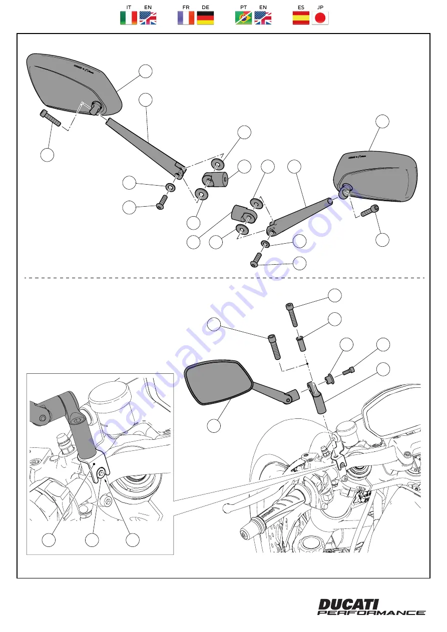 DUCATI Performance 96880541AA Installation Instructions Manual Download Page 4