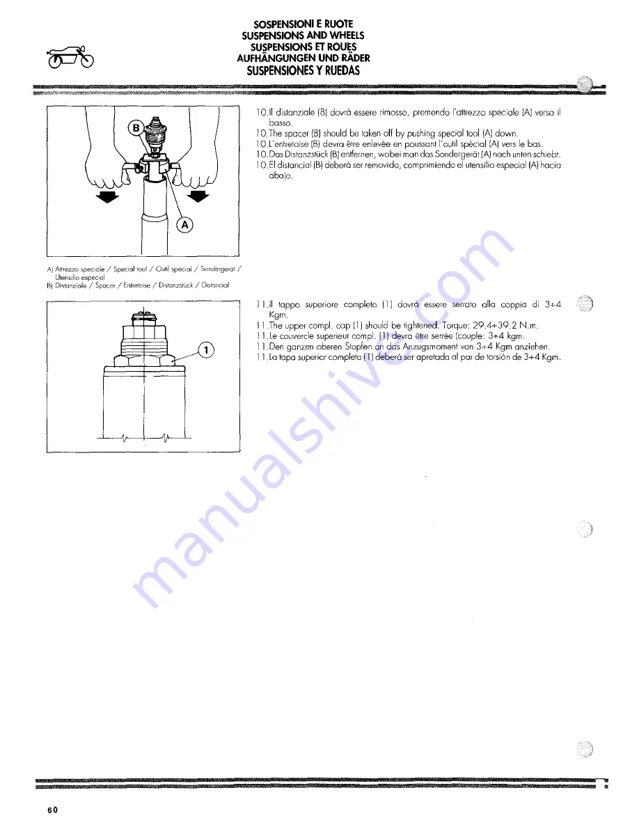 Ducati 1992 Superbike 851 Workshop Manual Download Page 208