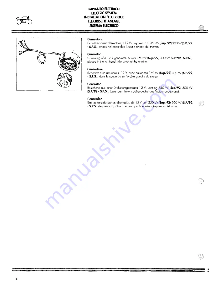 Ducati 1992 Superbike 851 Workshop Manual Download Page 226