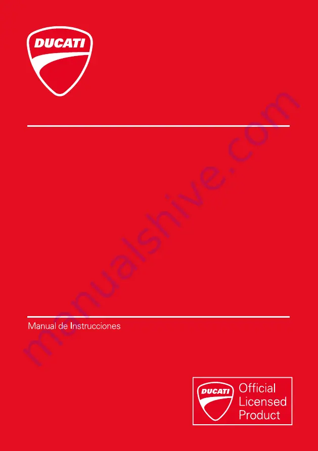 Ducati DCH50 Owner'S Manual Download Page 1