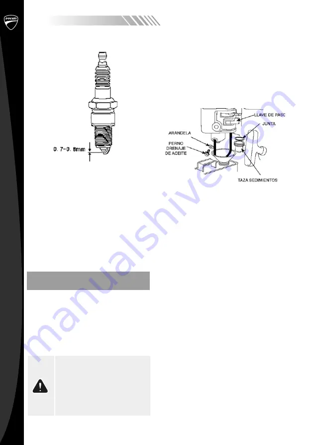 Ducati DCH50 Owner'S Manual Download Page 20