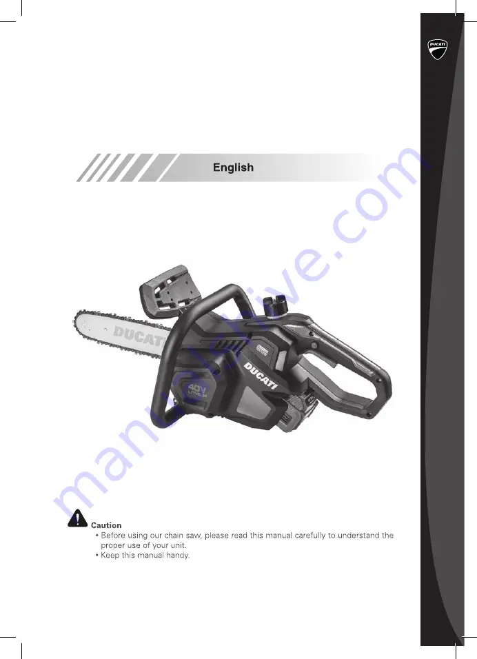 Ducati DCS40-L Owner'S Manual Download Page 25