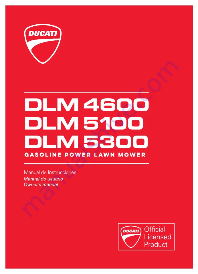 Ducati DLM 4600 Owner'S Manual Download Page 1