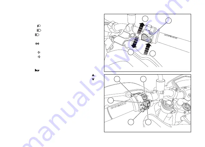 Ducati HYPERMOTARD 939 Owner'S Manual Download Page 134