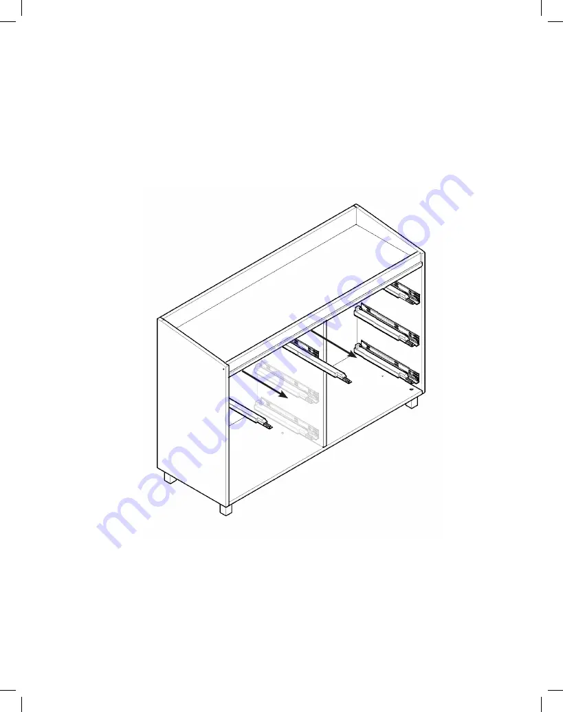 ducduc indi doublewide dresser/changer Assembly Instructions Manual Download Page 19