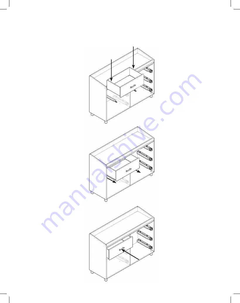 ducduc indi doublewide dresser/changer Assembly Instructions Manual Download Page 20