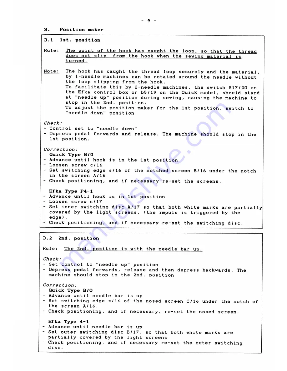 Duerkopp Adler 204-370 Instructions For Service Manual Download Page 25