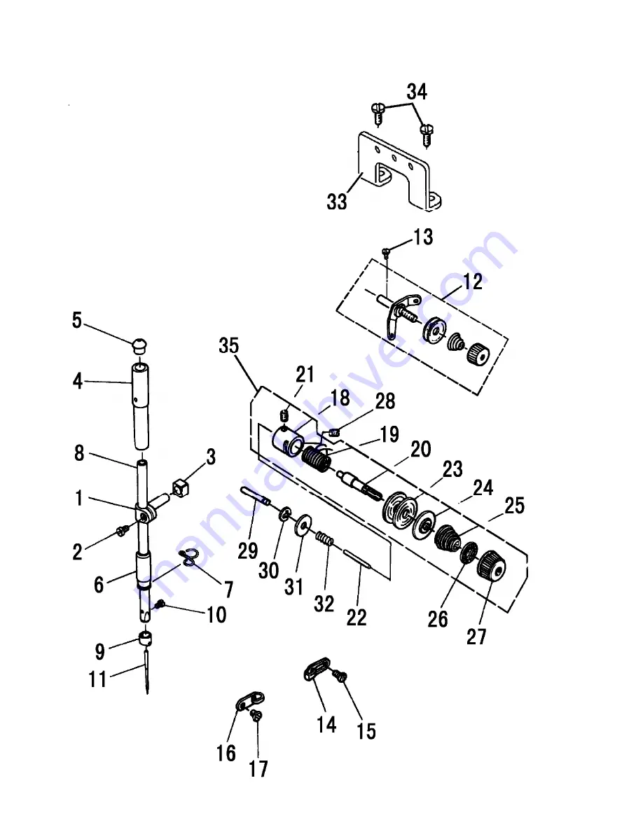 Duerkopp Adler 251-140042 Parts List Download Page 7