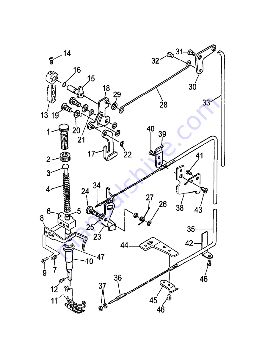 Duerkopp Adler 251-140042 Parts List Download Page 9