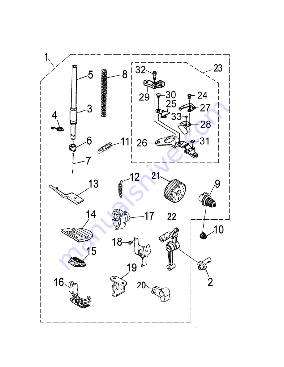 Duerkopp Adler 251-140042 Parts List Download Page 31