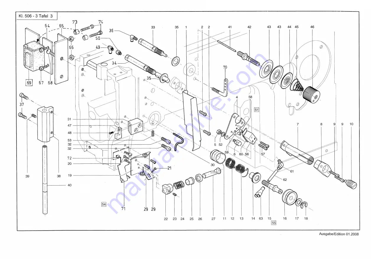 Duerkopp Adler 506-3 Parts List Download Page 12