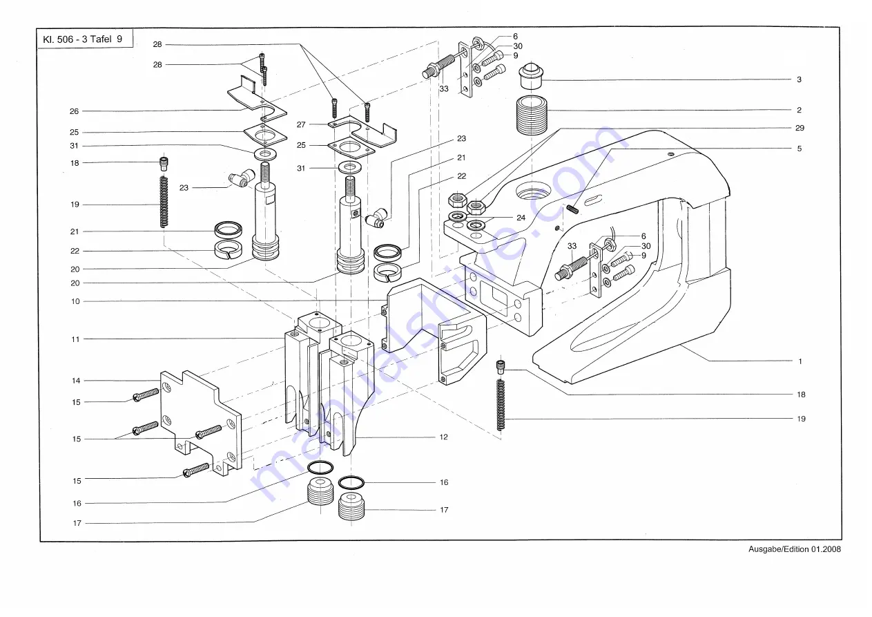 Duerkopp Adler 506-3 Parts List Download Page 24