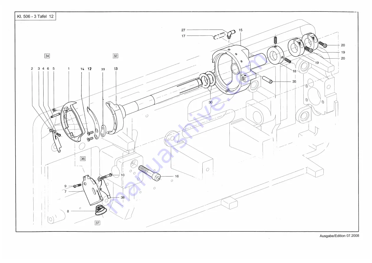 Duerkopp Adler 506-3 Parts List Download Page 30