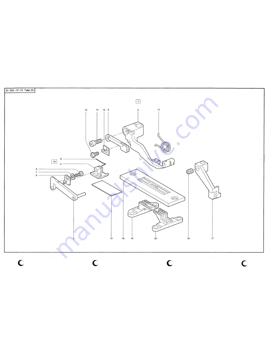 Duerkopp Adler 550-12 Spare Parts Download Page 41