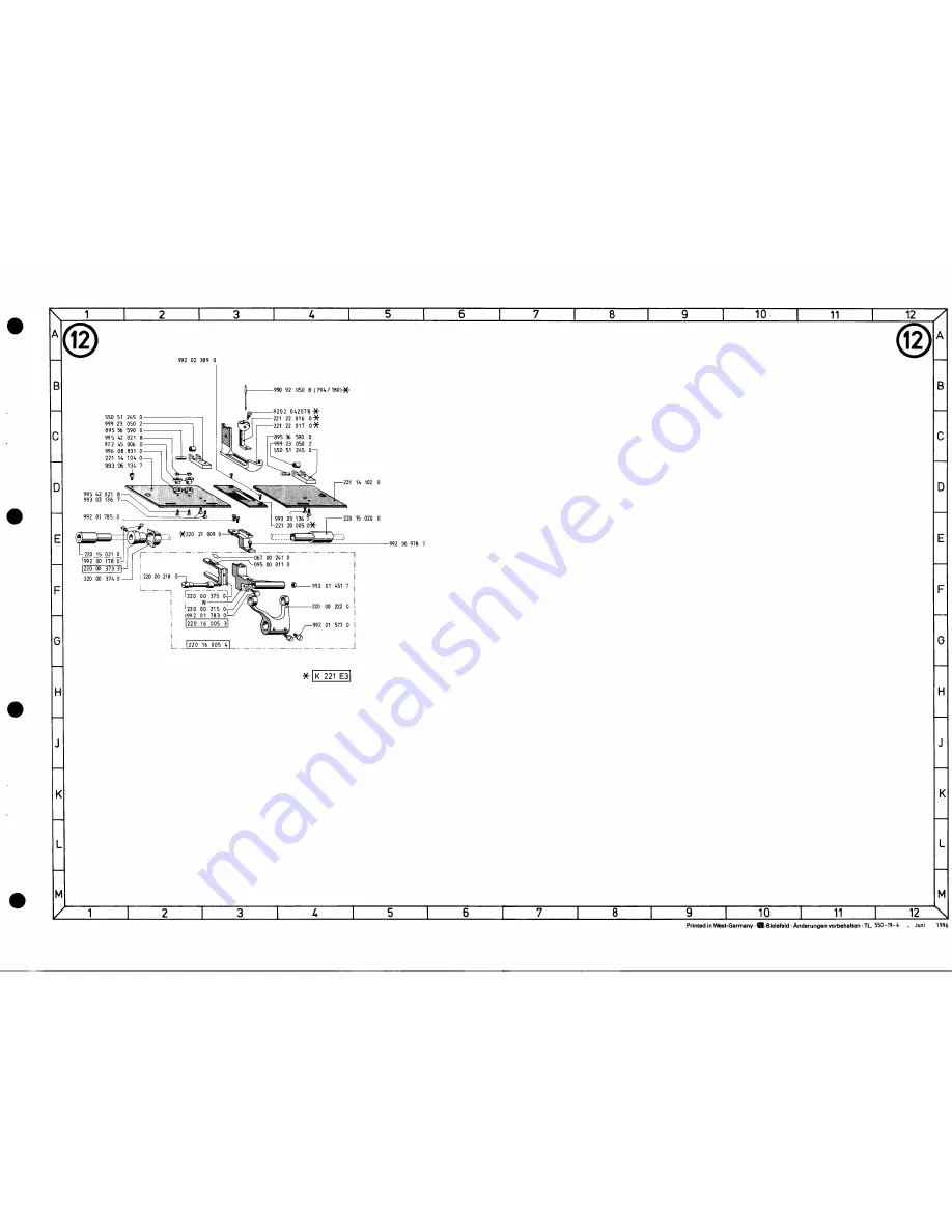 Duerkopp Adler 550-19-4 Spare Parts Download Page 15