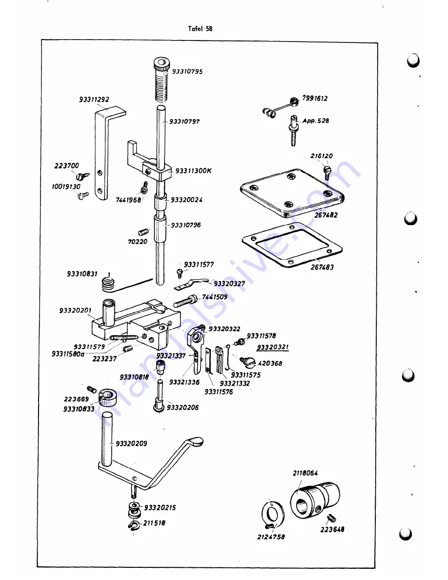 Duerkopp Adler 742-3 Spare Parts Download Page 126