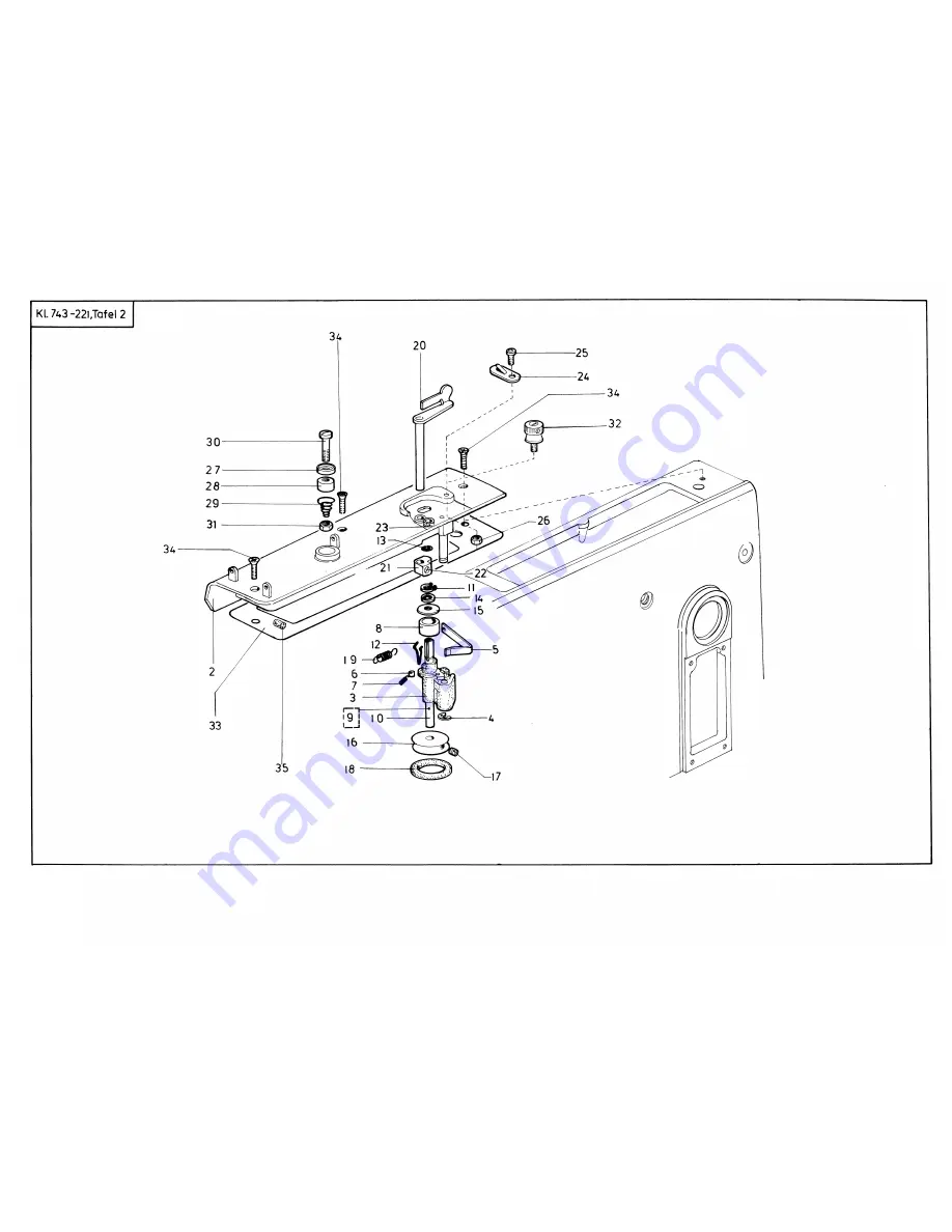 Duerkopp Adler 743-221 Parts List Download Page 6