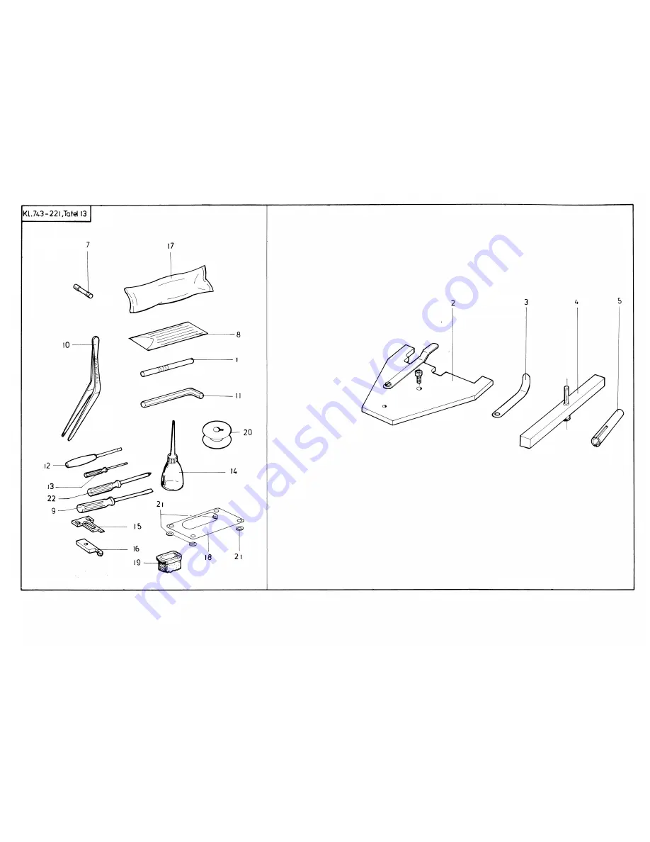 Duerkopp Adler 743-221 Parts List Download Page 34