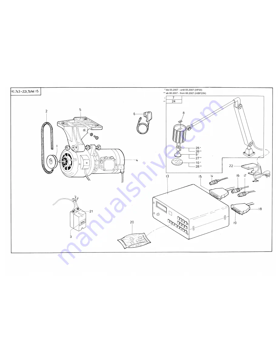 Duerkopp Adler 743-221 Parts List Download Page 38