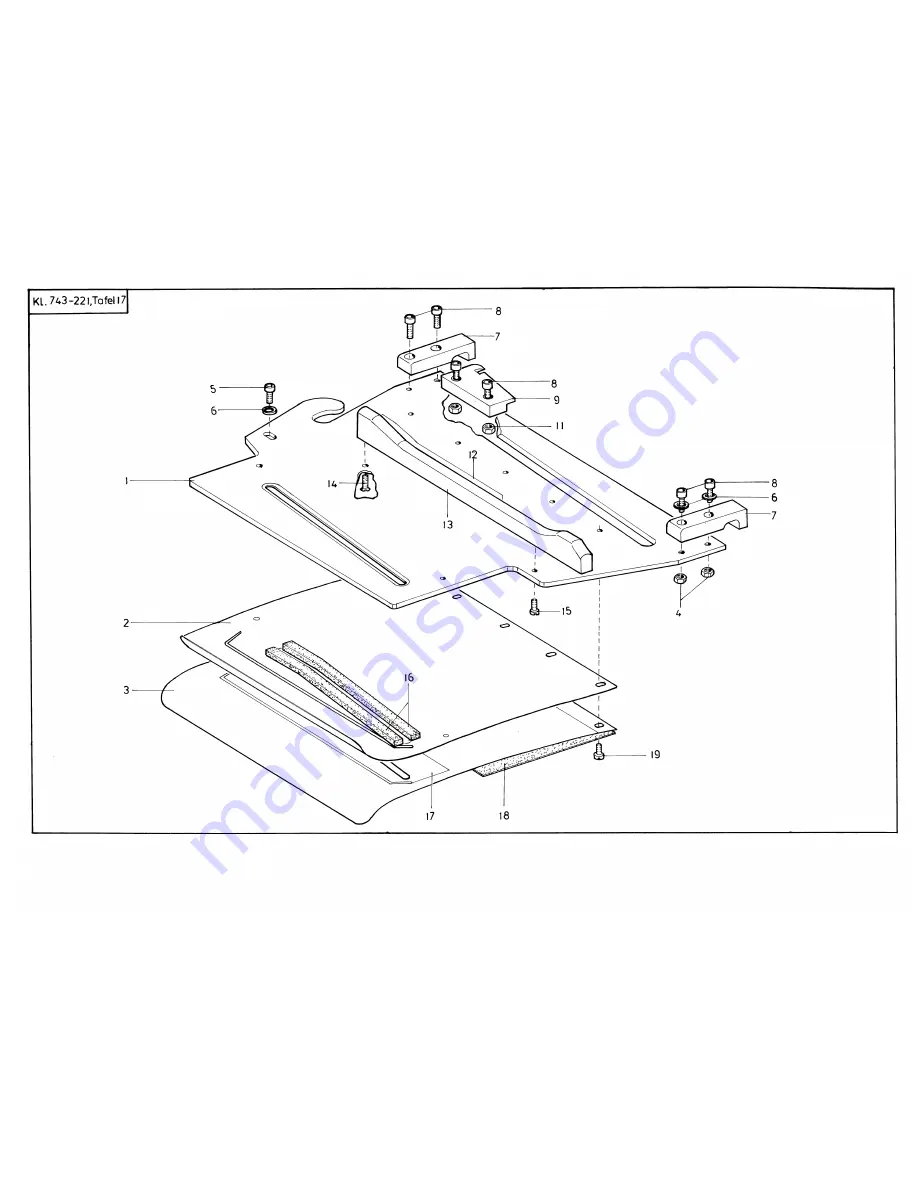 Duerkopp Adler 743-221 Parts List Download Page 42