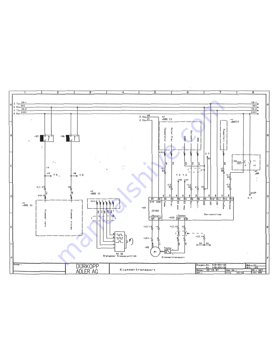 Duerkopp Adler 743-331 Spare Parts Download Page 89