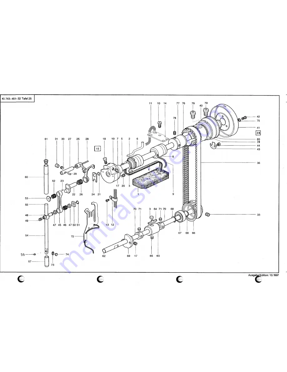 Duerkopp Adler 743-451-32 Spare Parts Download Page 61