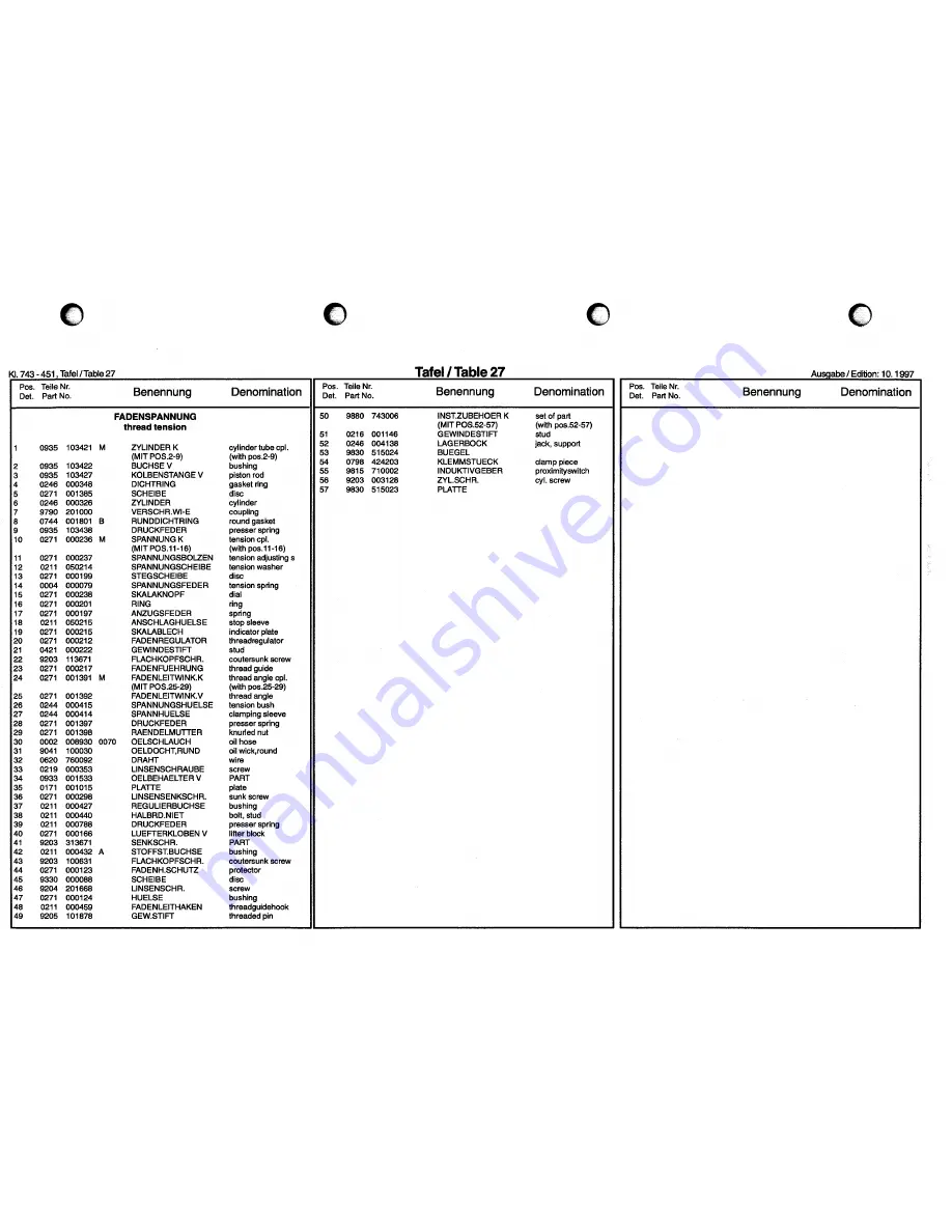 Duerkopp Adler 743-451-32 Spare Parts Download Page 64