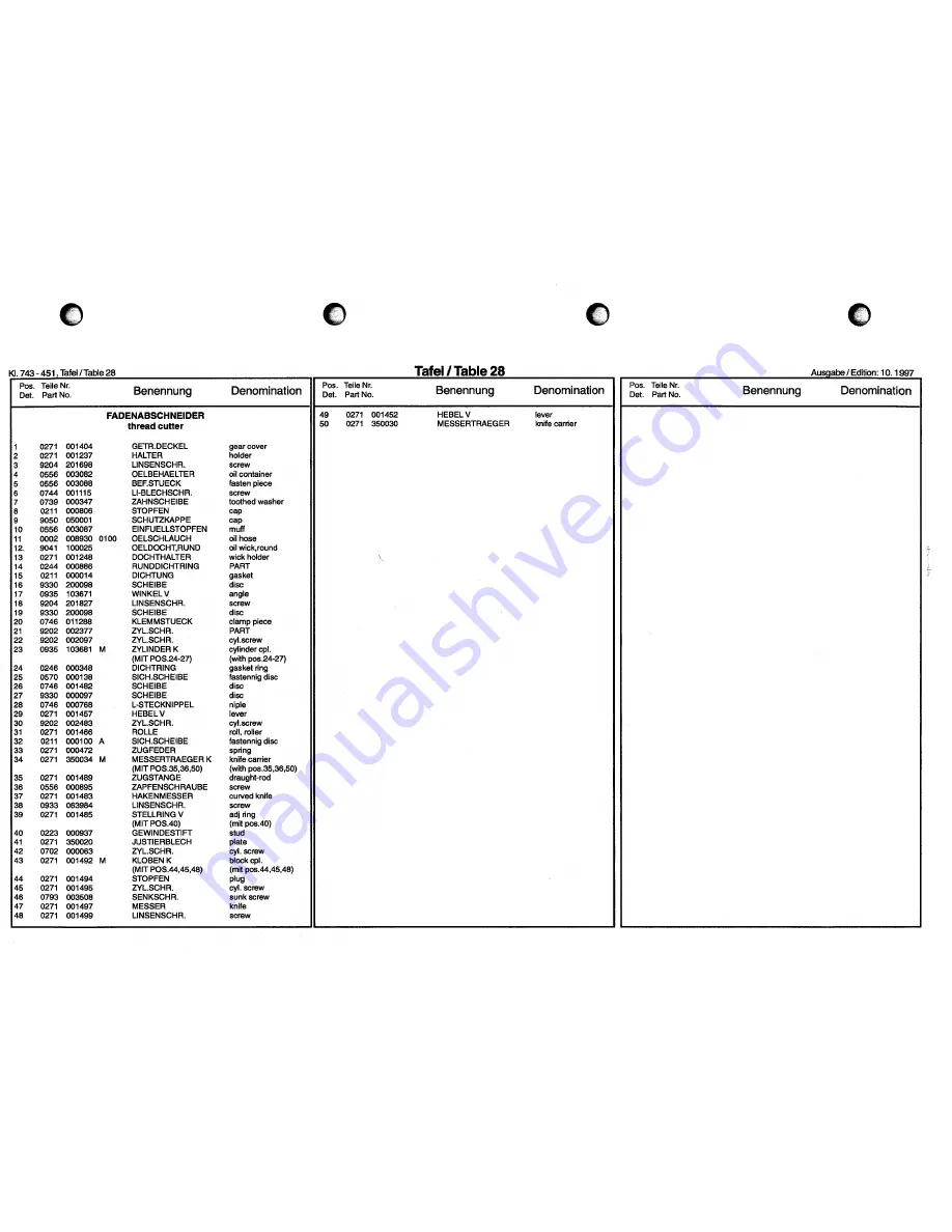 Duerkopp Adler 743-451-32 Spare Parts Download Page 66