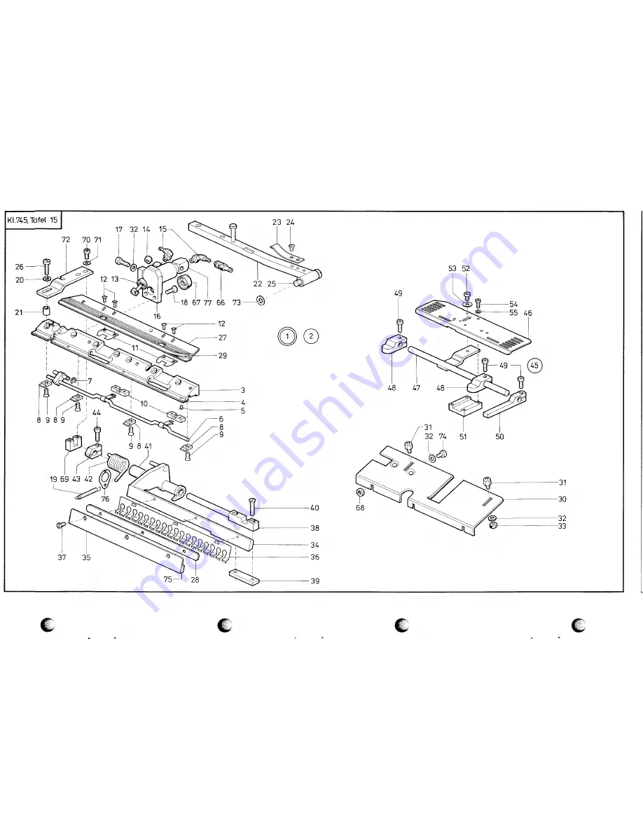 Duerkopp Adler 745-7 Spare Parts Download Page 31