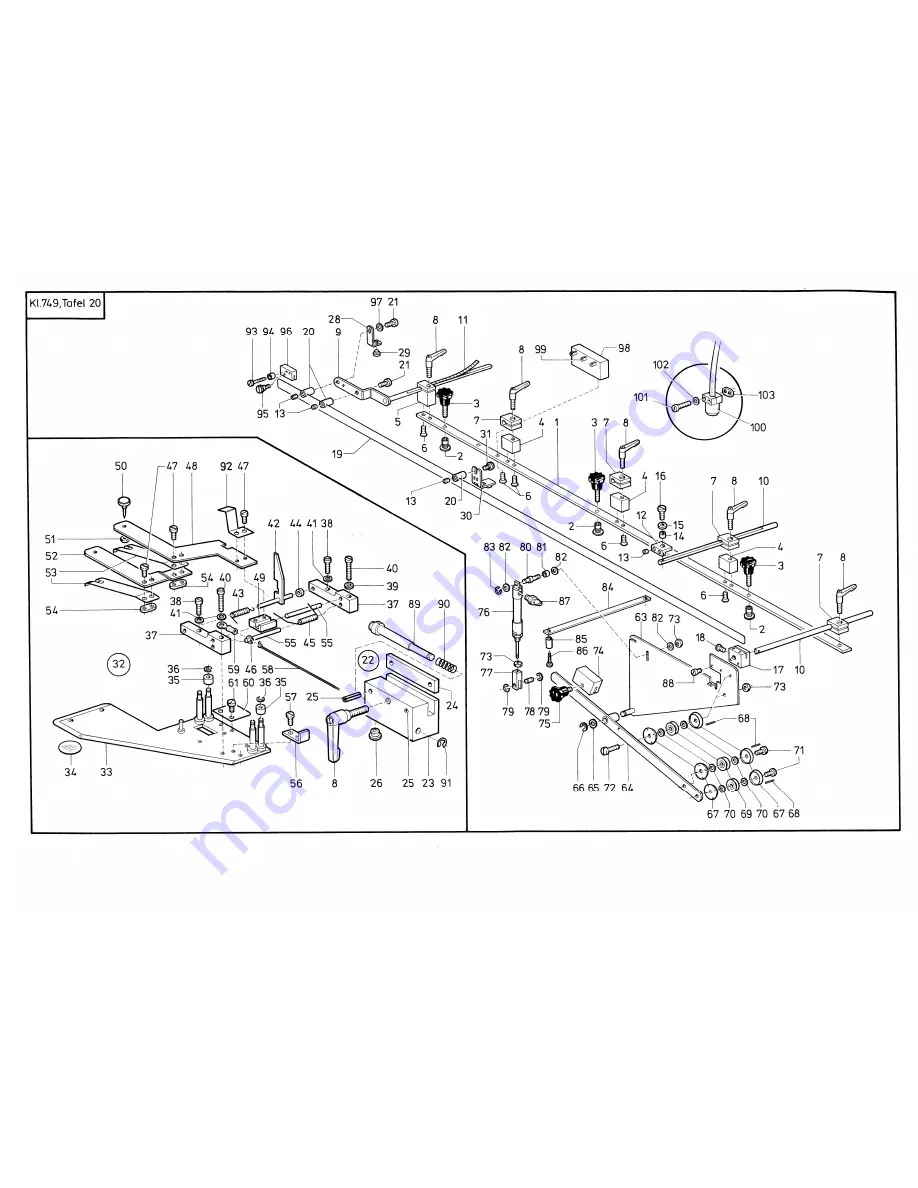 Duerkopp Adler 749-4 Spare Parts Download Page 47