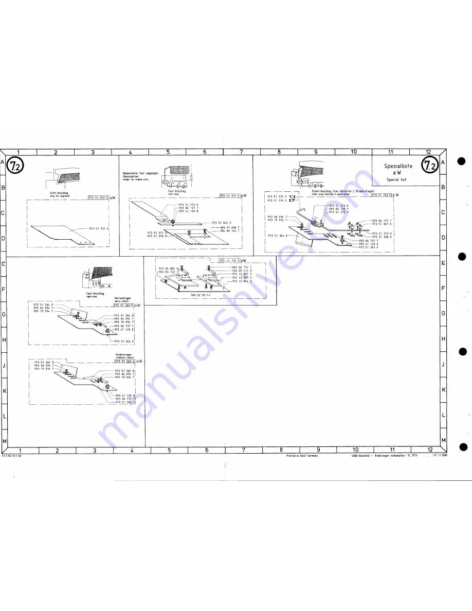 Duerkopp Adler 973-S-204-4/. Spare Parts Download Page 11