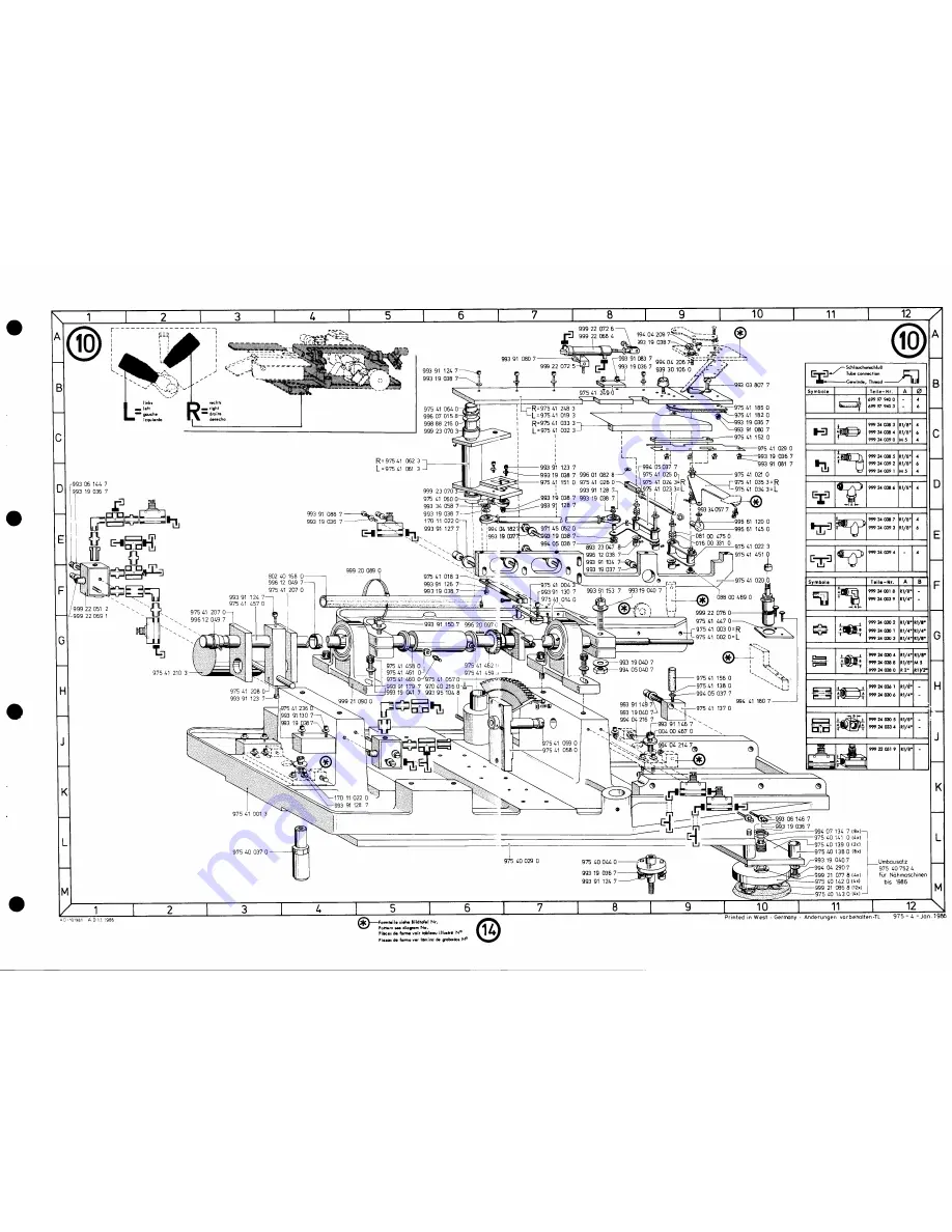 Duerkopp Adler 975-1-1 Spare Parts Download Page 12