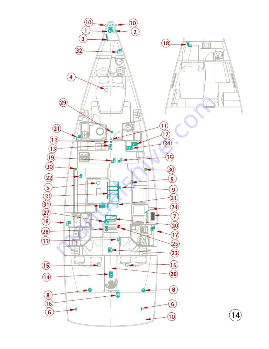 Dufour Yachts 560 DUFOUR Grandlarge cruising escape Owner'S Manual Download Page 62