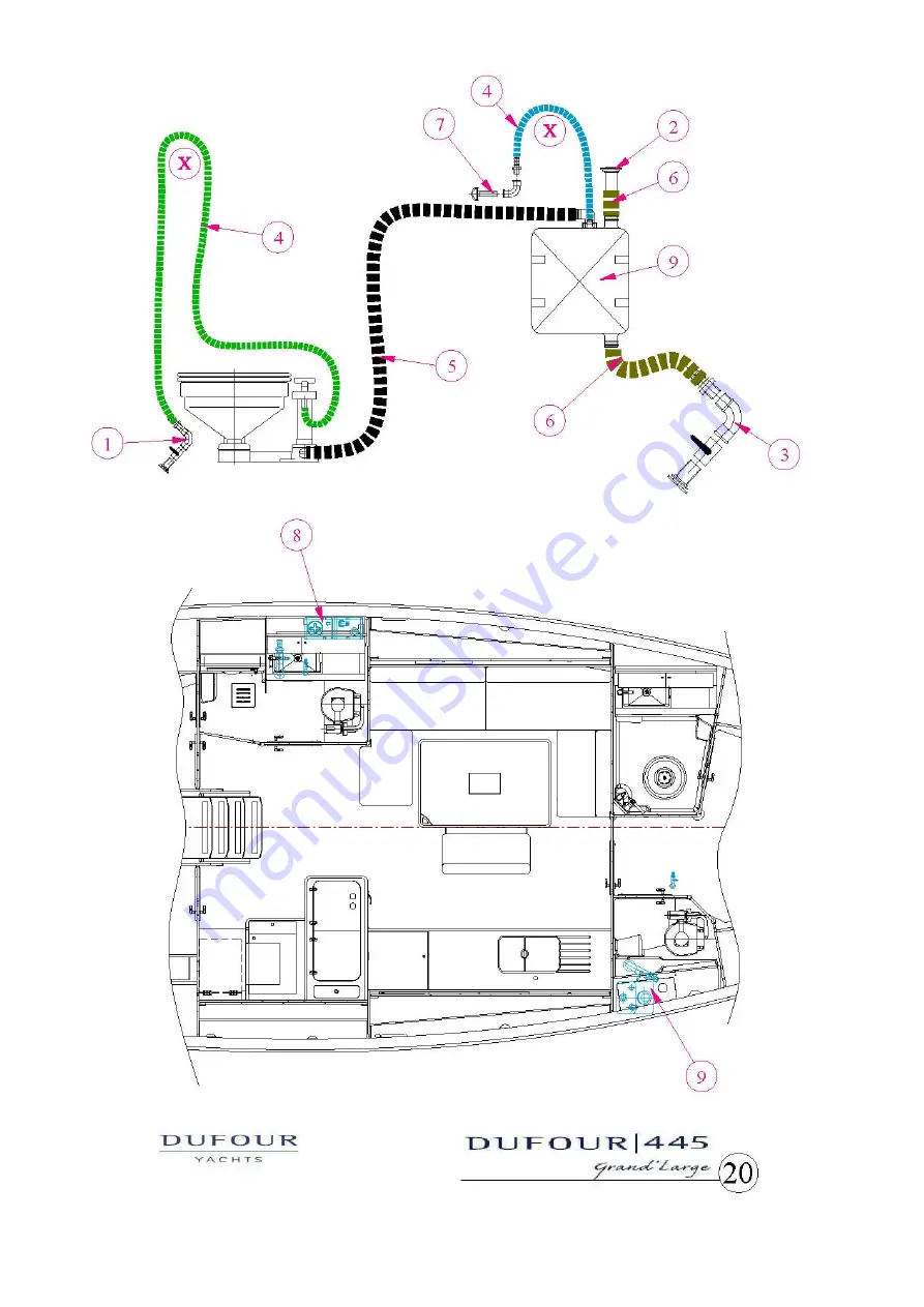 Dufour Yachts Grand Large 445 Скачать руководство пользователя страница 68