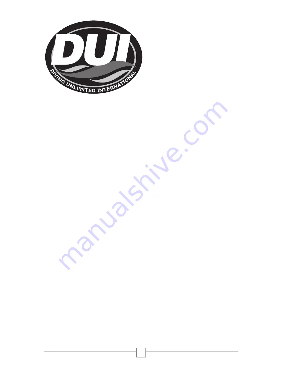 DUI Weight & Trim Classic Owner'S Manual Download Page 2