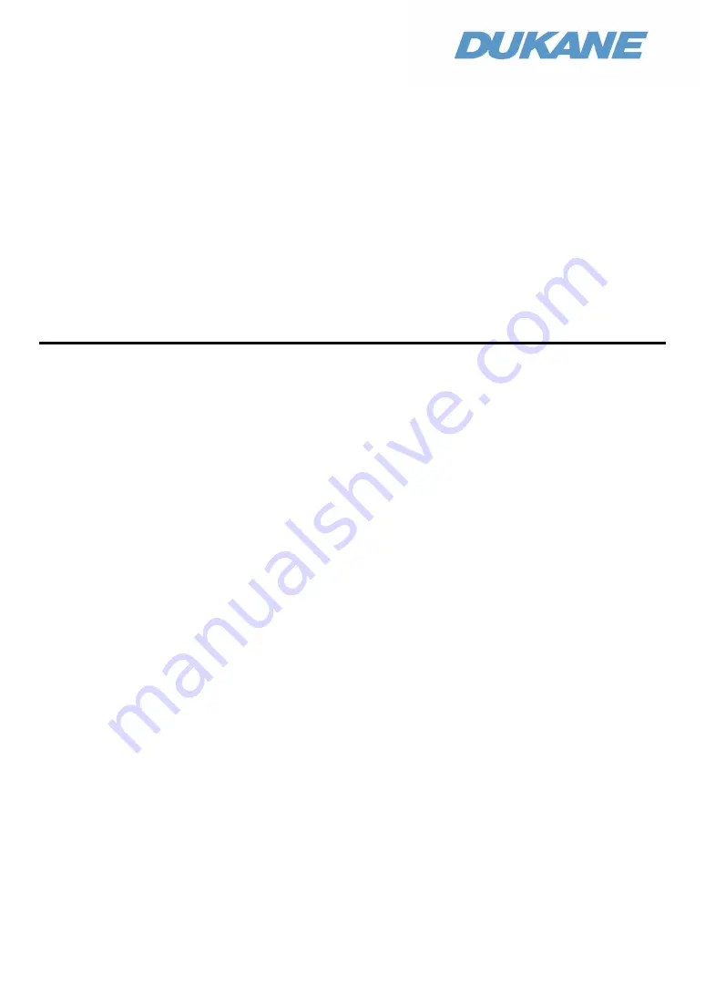 Dukane 6442W User Manual Download Page 1