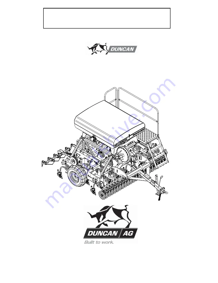 Duncan Enviro DD30 Owner'S Manual Download Page 1