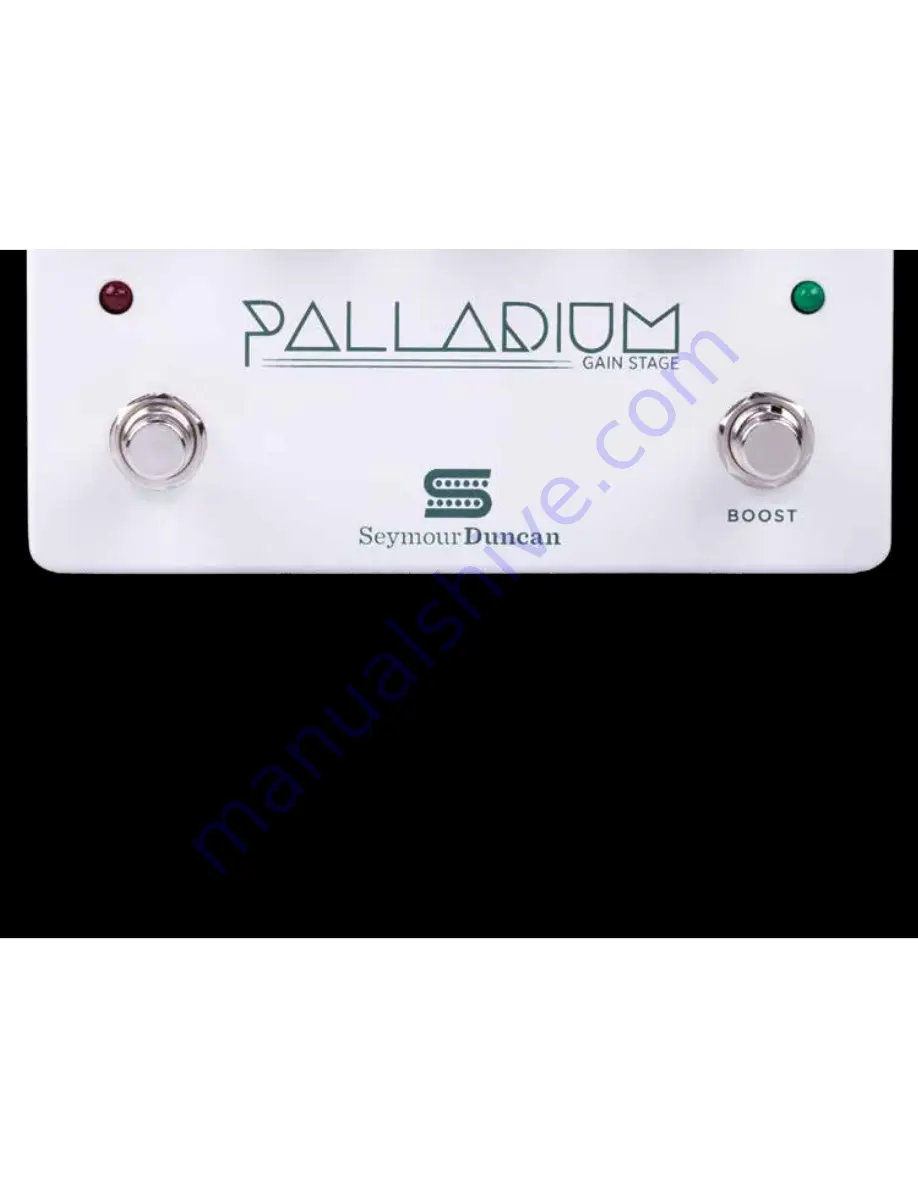 Duncan Palladium Gain Stage User Manual Download Page 12