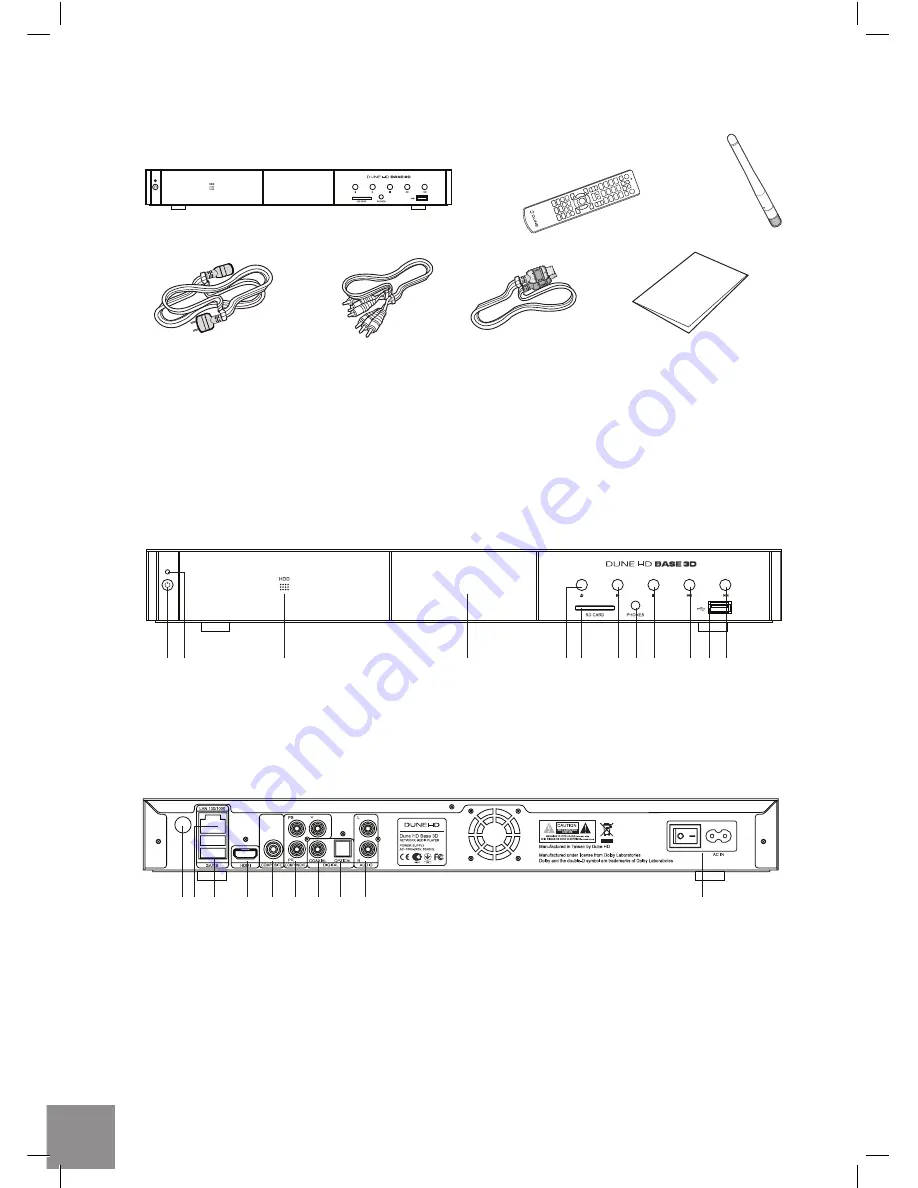 Dune HD Base3D Quick Start Manual Download Page 6