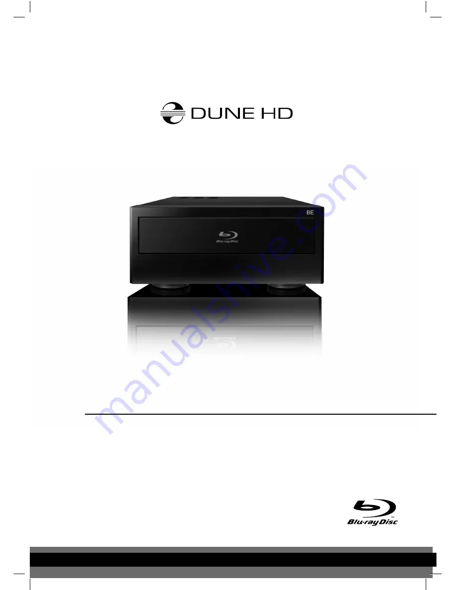 Dune HD Smart BE Quick Start Manual Download Page 1