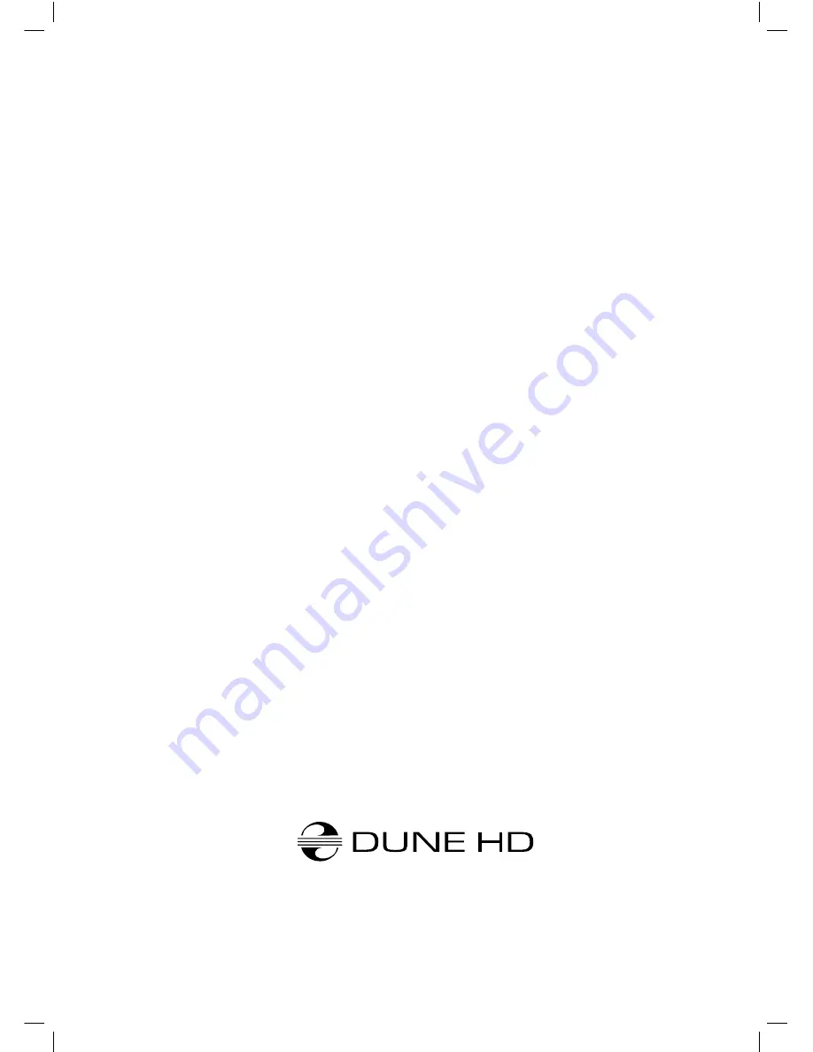 Dune HD Smart BE Скачать руководство пользователя страница 20