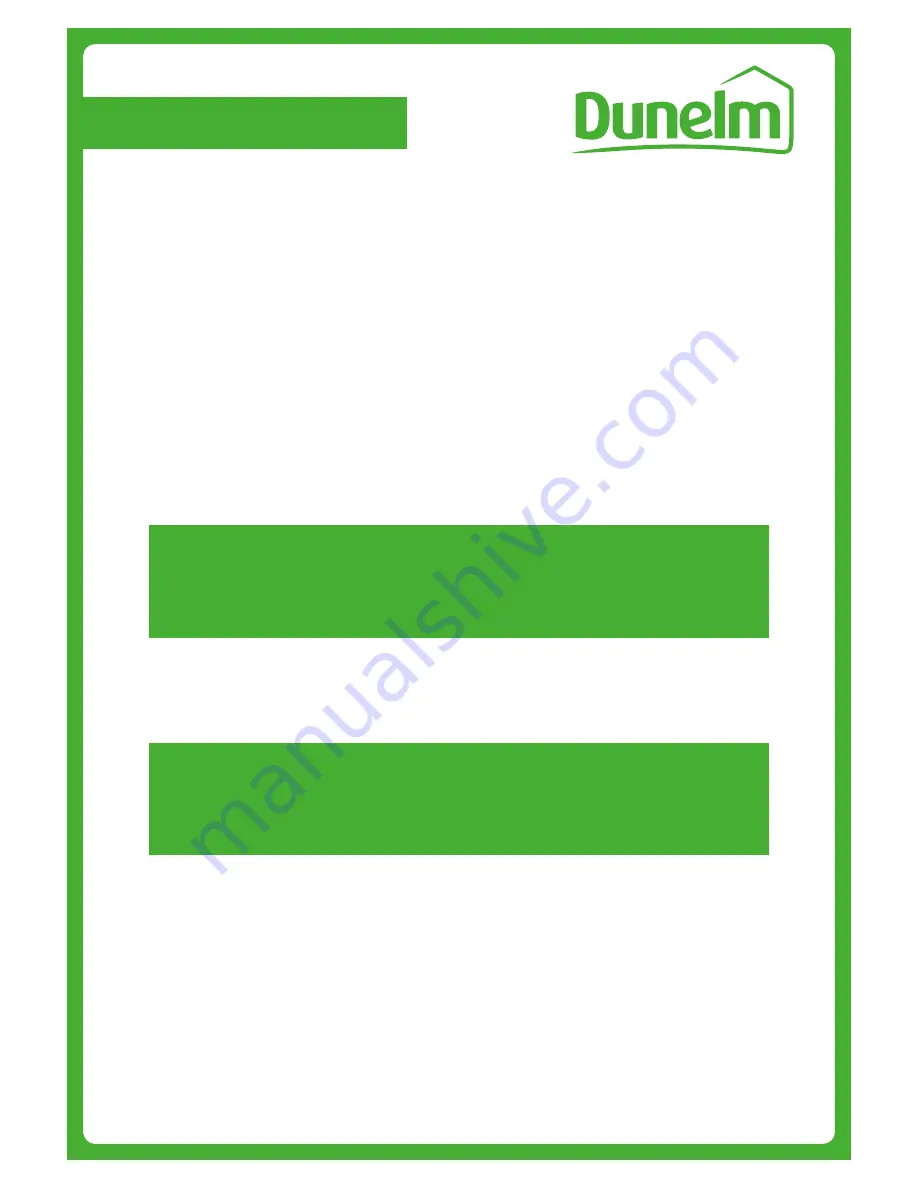 Dunelm 30151824 Manual Download Page 1