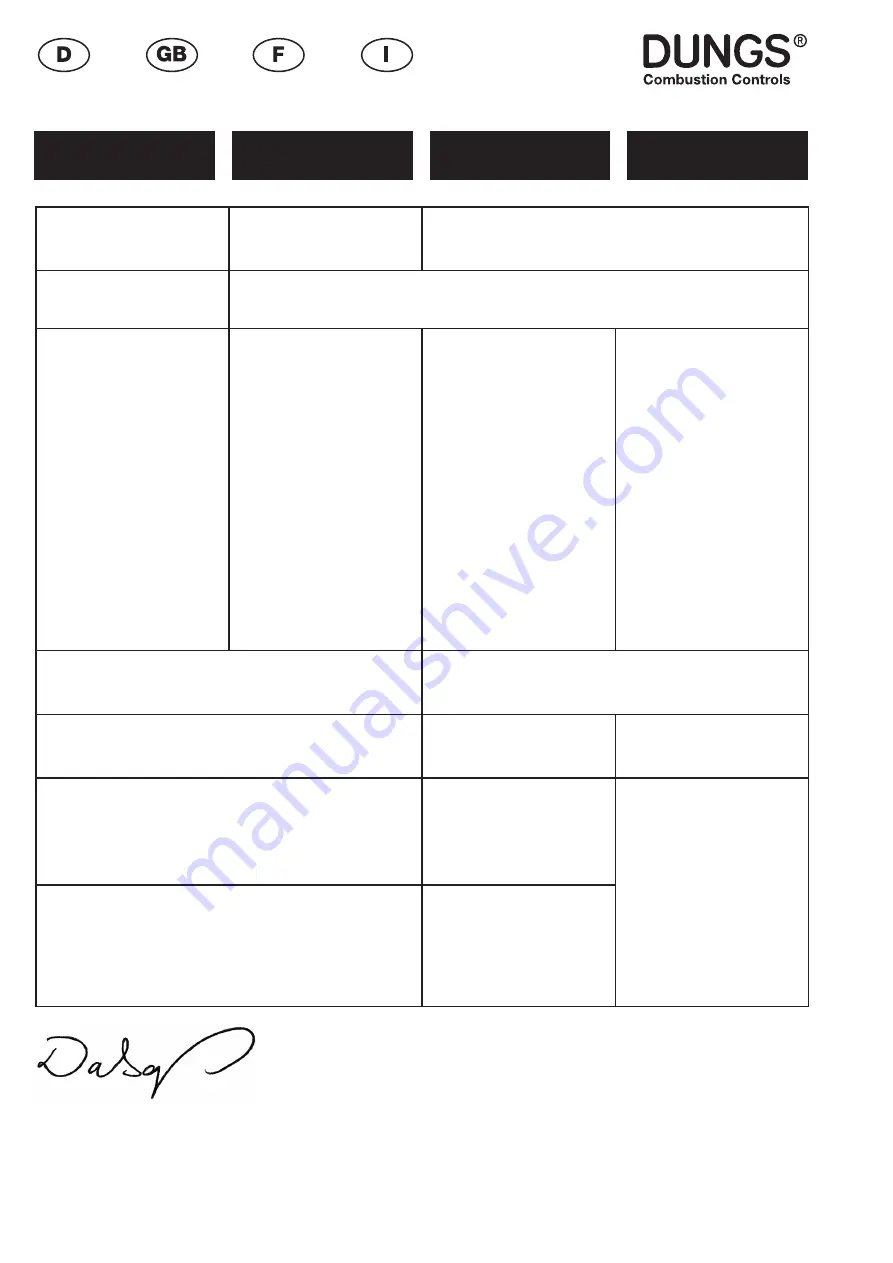 Dungs GasMultiBloc MBC-120 Series Instructions Manual Download Page 2