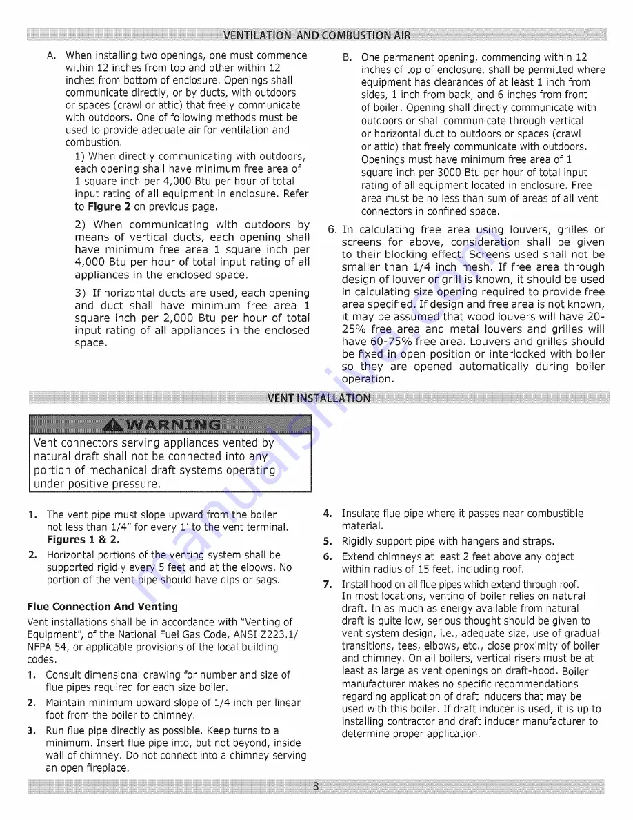 Dunkirk D248 Series Installation Operation & Maintenance Download Page 8