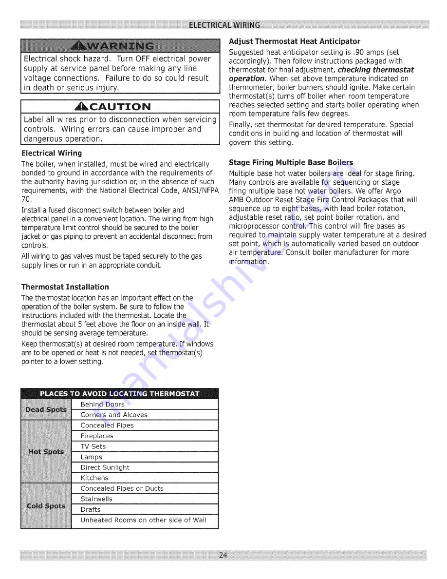 Dunkirk D248 Series Installation Operation & Maintenance Download Page 24