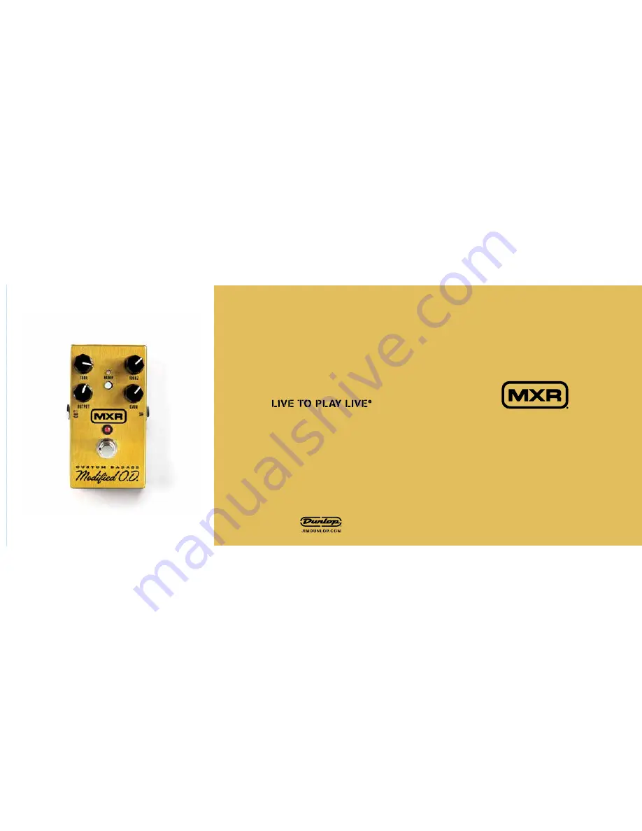 Dunlop MXR M77 Скачать руководство пользователя страница 1