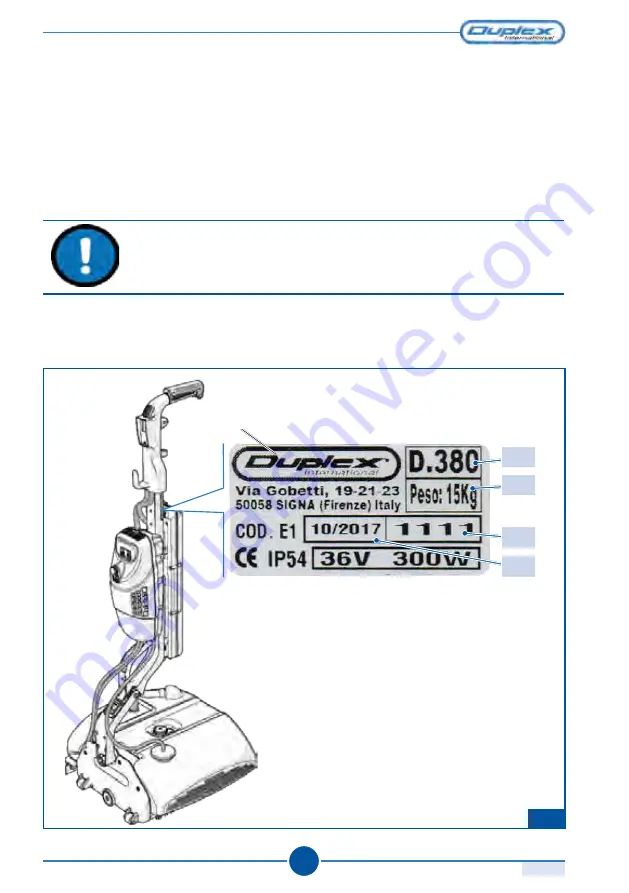 Duplex NACECARE turbo mop DP 380 Скачать руководство пользователя страница 73