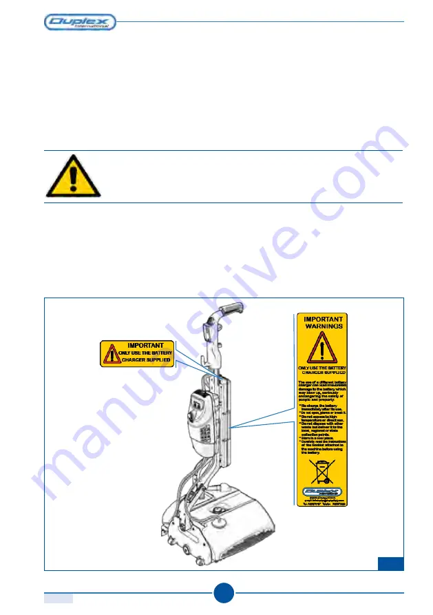 Duplex NACECARE turbo mop DP 380 Use And Maintenance Manual Download Page 82