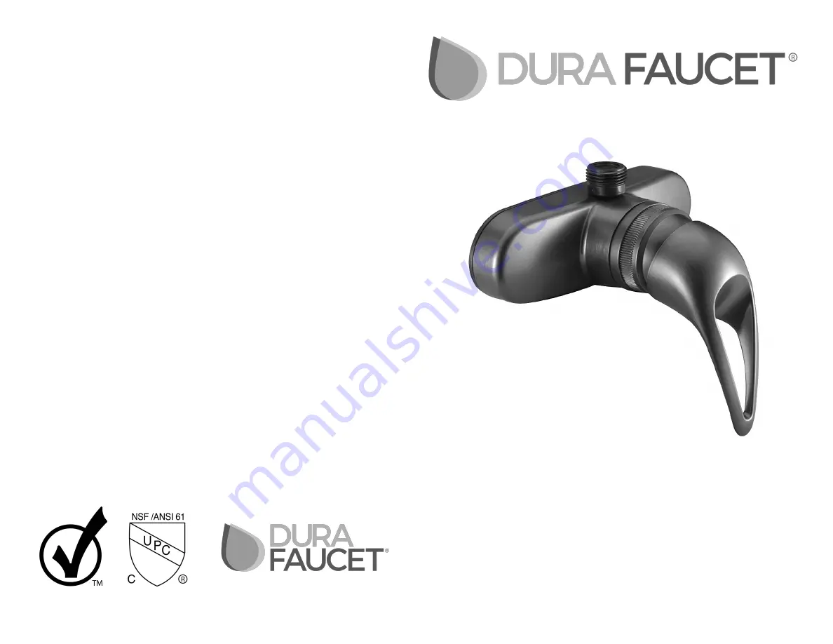 Dura Faucet DF-SA150 Quick Start Manual Download Page 1