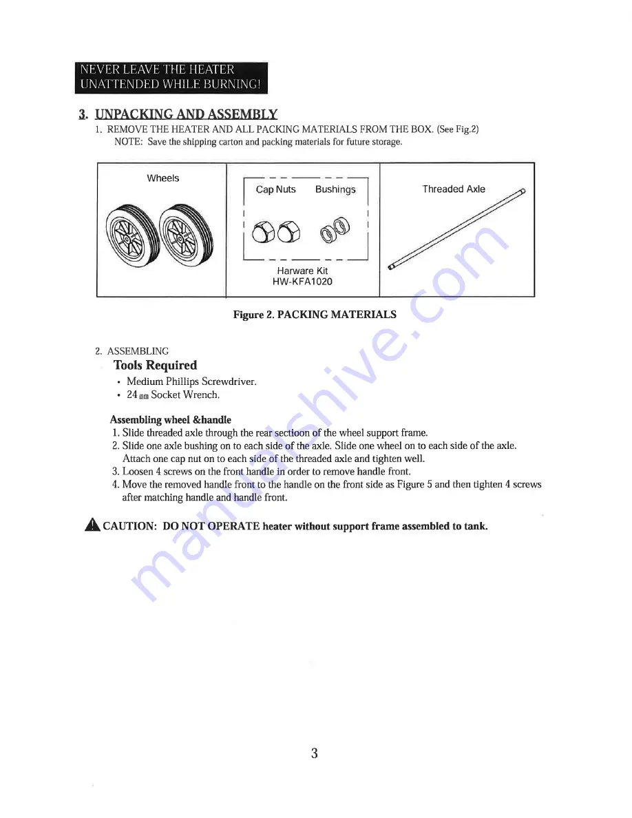 Dura Heat DFA650T2 Скачать руководство пользователя страница 4